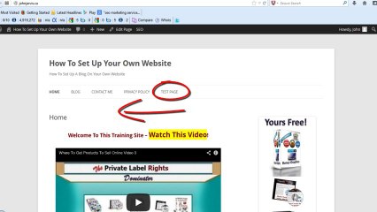 The Internet Marketing Training Channel - Organizing Page Tabs