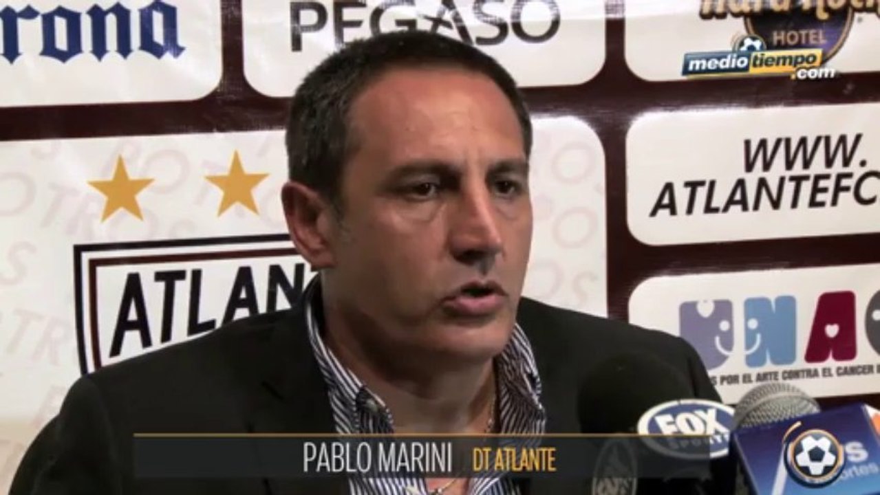 El DT del Atlante salió satisfecho con el empate ante Chivas