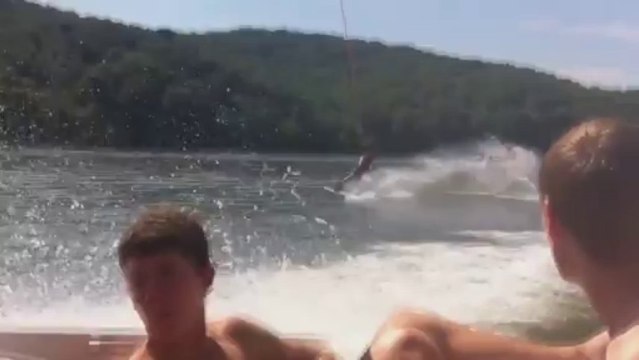 Wakeboarding Big Faceplant