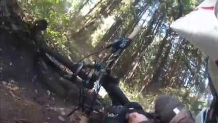 Mountain Bike Bandit Trail Crash