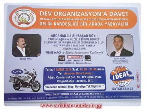 Ardahan ili Binbaşar Köyü Derneği gecesi @ MURKA köyü haberleri - news