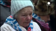 Supervivientes vuelven a Auschwitz 69 años después