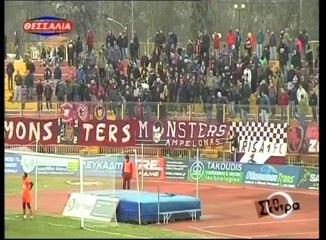 15η ΑΕΛ-Κάστορας 4-0 2013-14 Thessalia tv