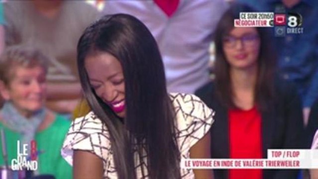 Le fou rire gênant d'une chroniqueuse de D8 quand elle évoque Valérie Trierweiler