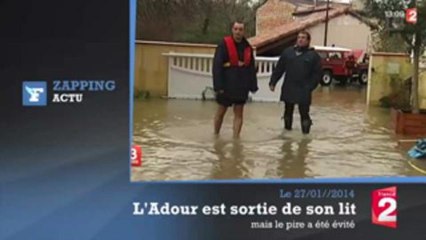 Inondations : les Landes, département le plus touché