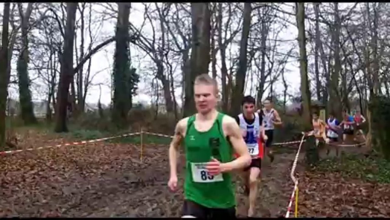 Championnats de Bretagne de Cross 2014 RENNES  JUNIORS GARCON   avec MARIO ET SON PETIT VÉLO
