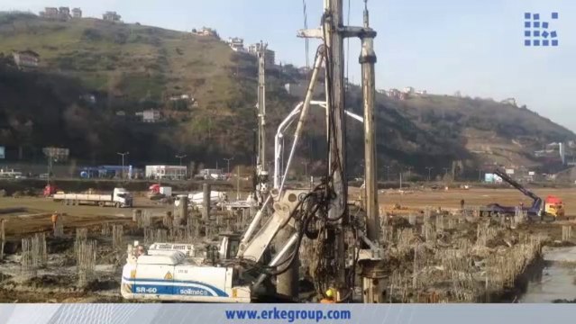 ERKE Dış Ticaret ltd.,Soilmec SR-60 Piling Rig - Trabzon Akyazı Stadyumu - erkegroup.com