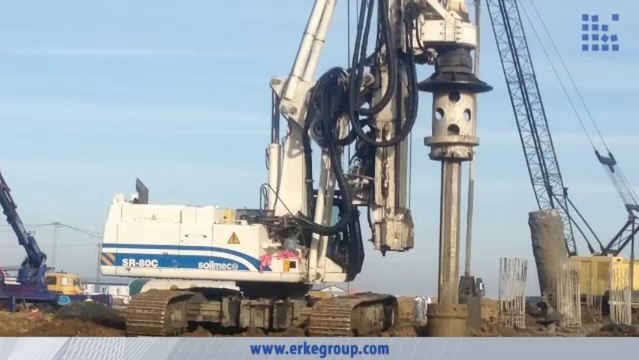 ERKE Dış Ticaret ltd.,Soilmec SR-80C Piling Rig - Trabzon Akyazı Stadyumu - erkegroup.com
