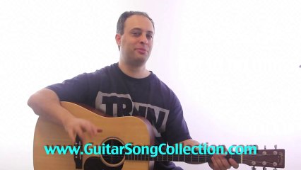 easy acoustic guitar lesson, green day inspired