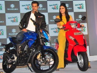 Parineeti And Salman Turn Bike Riders