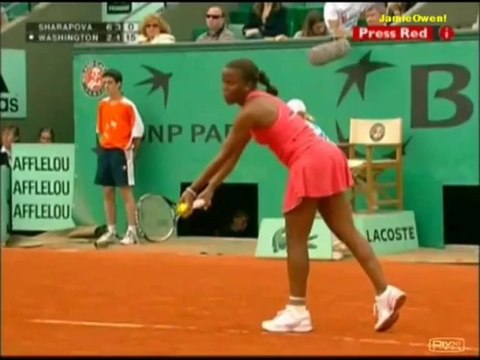 Maria Sharapova vs Mashona Washington 2006 RG Highlights