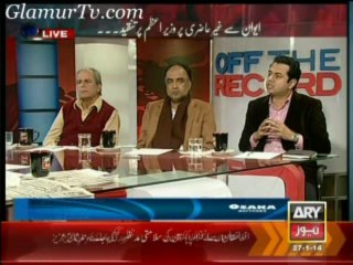 Off The Record on ARYNews 27 January 2014 Full Show in High Quality Video By GlamurTv
