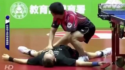 Le match de ping-pong le plus délirant