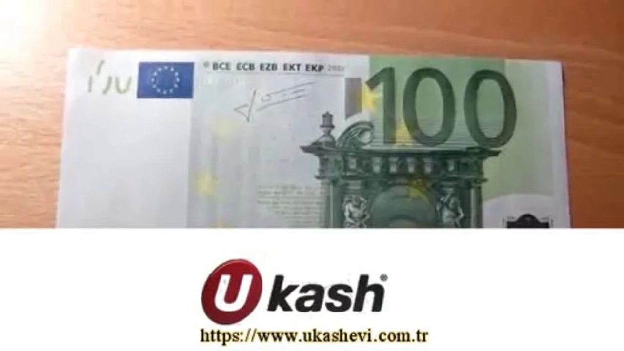100 Dolar Banknot Alırken Ukash Kart  Satın Almak