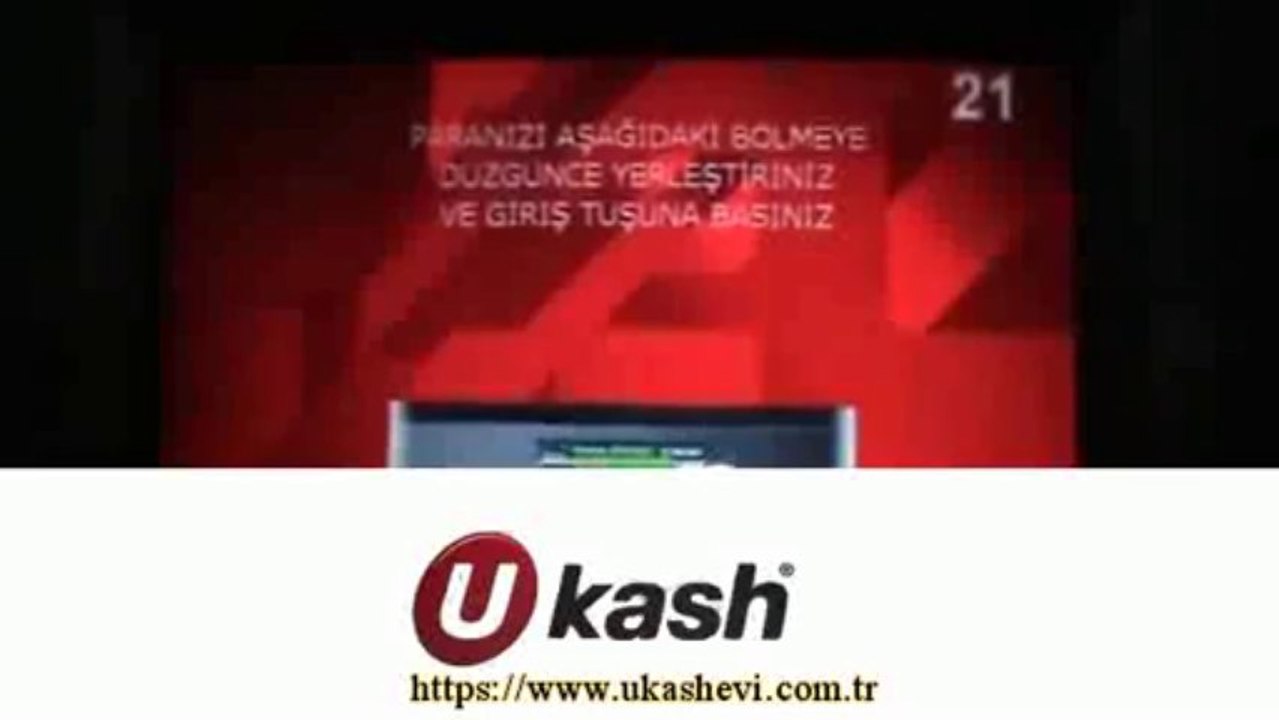 ATM'den Para Yatırmak Ukash Kart İçin
