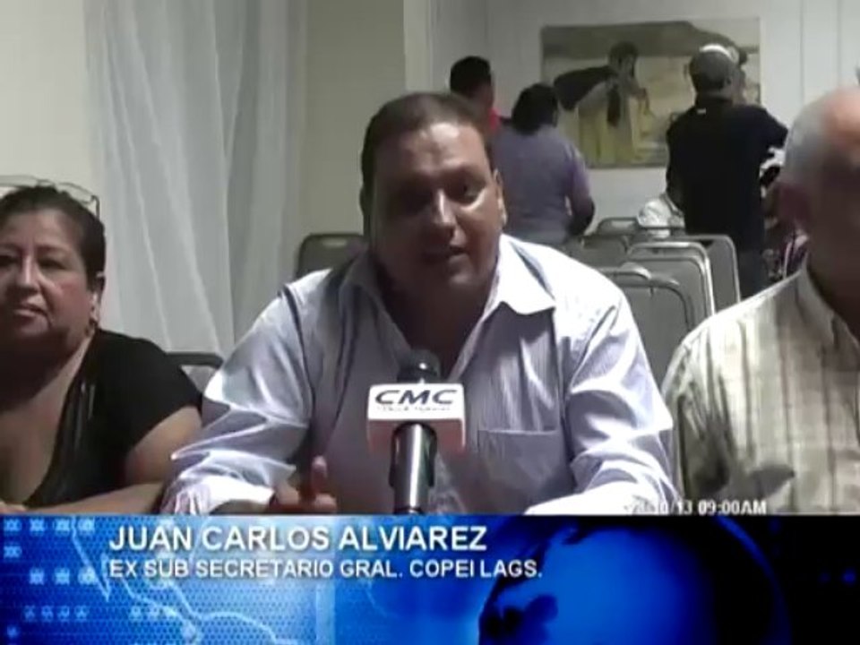 Juan Carlos Alviarez, Ex sub Secretario de COPEI Lags. respalda candidatura de Francisco Alvarado. 28.10.13