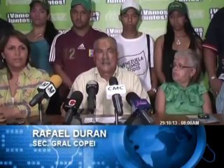 COPEI se pronuncia tras salto de varios militantes - 29.10.13