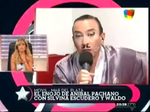 anibal pachano furioso con escudero y navia