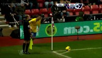 28.01.14 EPL: Artur Boruc Save vs Arsenal !! [HQ] !!