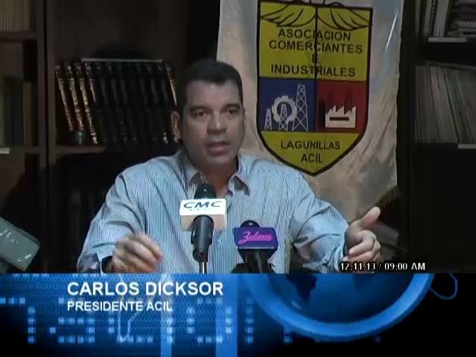 Presidente de ACIL se pronunció para explicar la grave situación de los comerciantes – 12.11.13