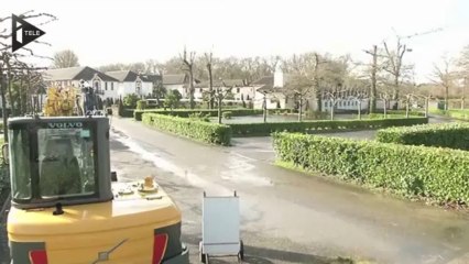 Lente décrue dans les Landes