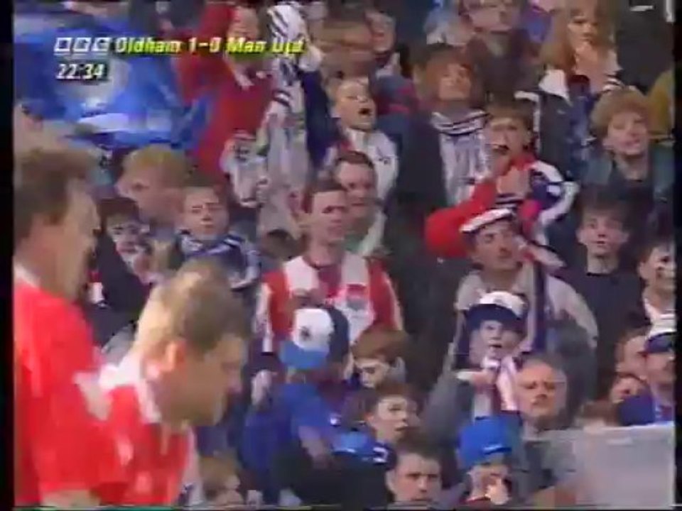 Oldham Athletic v Man Utd FA Cup 1994 Extra Time