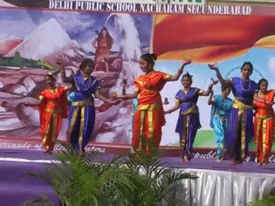 Republic day Celebrations at Delhi Public School at Nacharam, Hyderabad