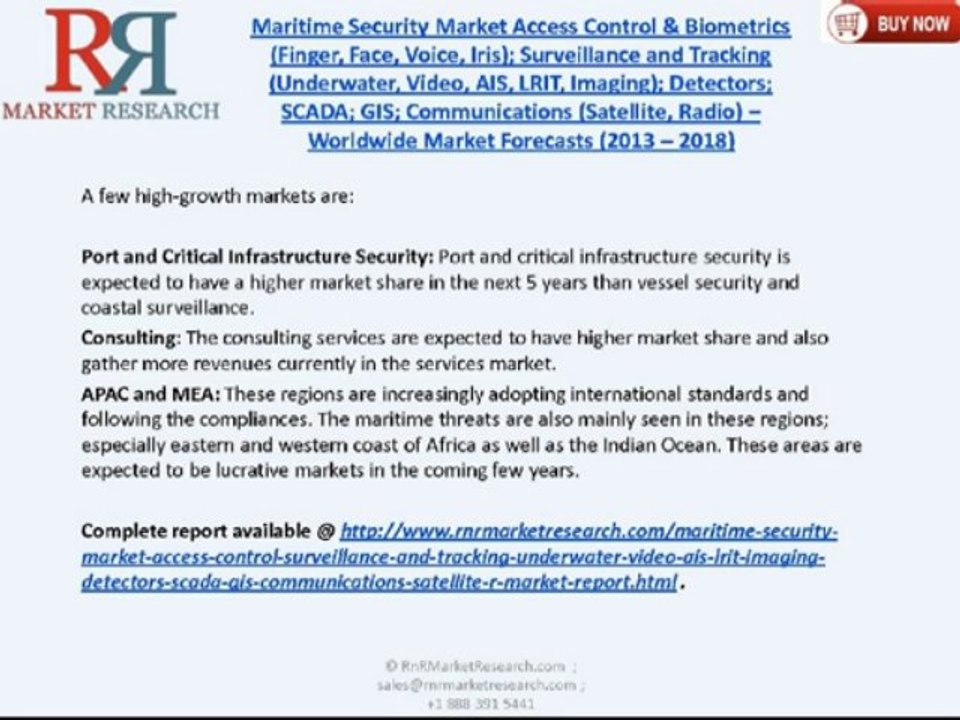 Maritime Security Industry 2013-2018