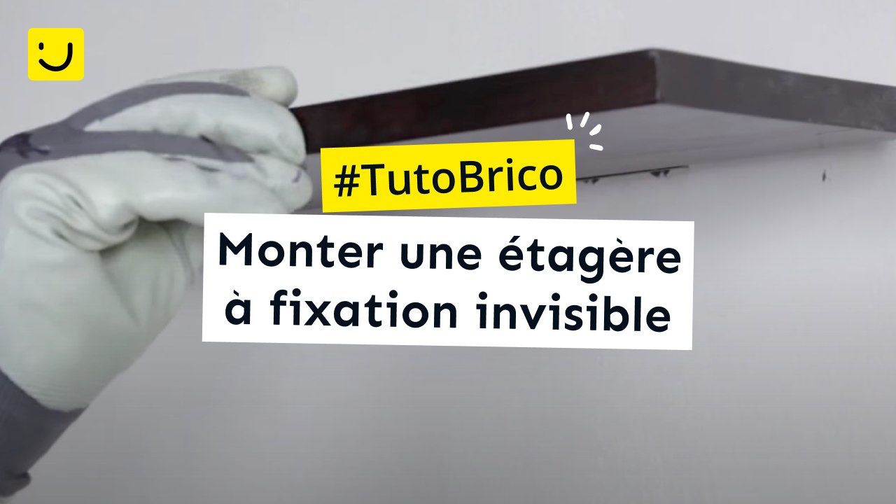 Comment monter une étagère à fixation invisible