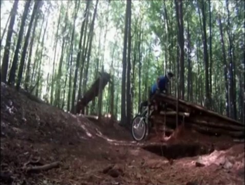 Une gamelle en Mountain Bike : bien douloureux