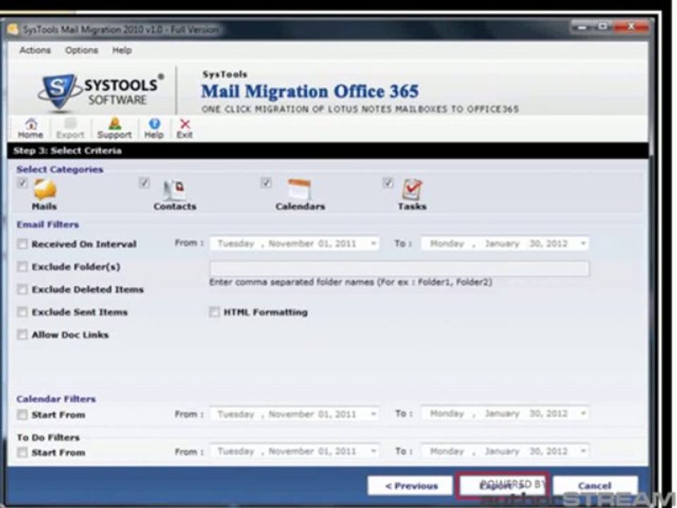 Advanced Lotus Notes to Office 365 Procedure