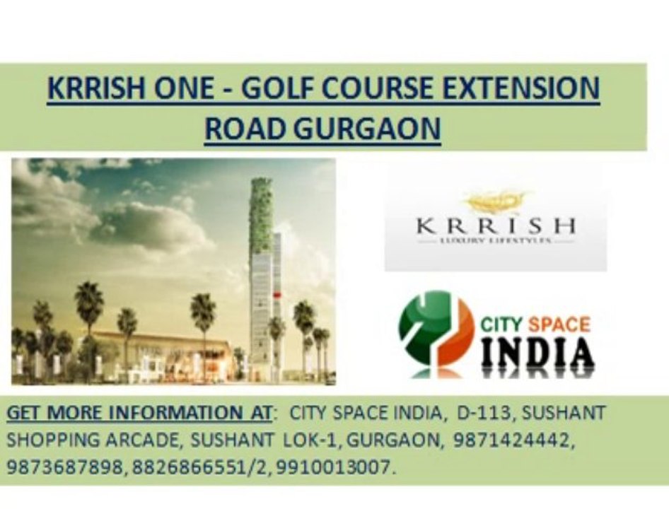 Krrish golf course extension road[[9873687898]]Krrish One Soft Launch