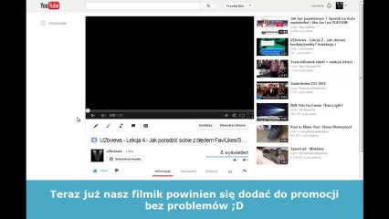 Tải video: U2bviews - Lekcja 5 - Błąd przy dodawaniu filmików do promocji. [Prosty poradnik HD]