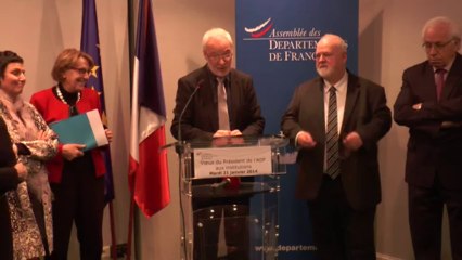 Voeux du Président Claudy Lebreton aux élus pour l'année 2014