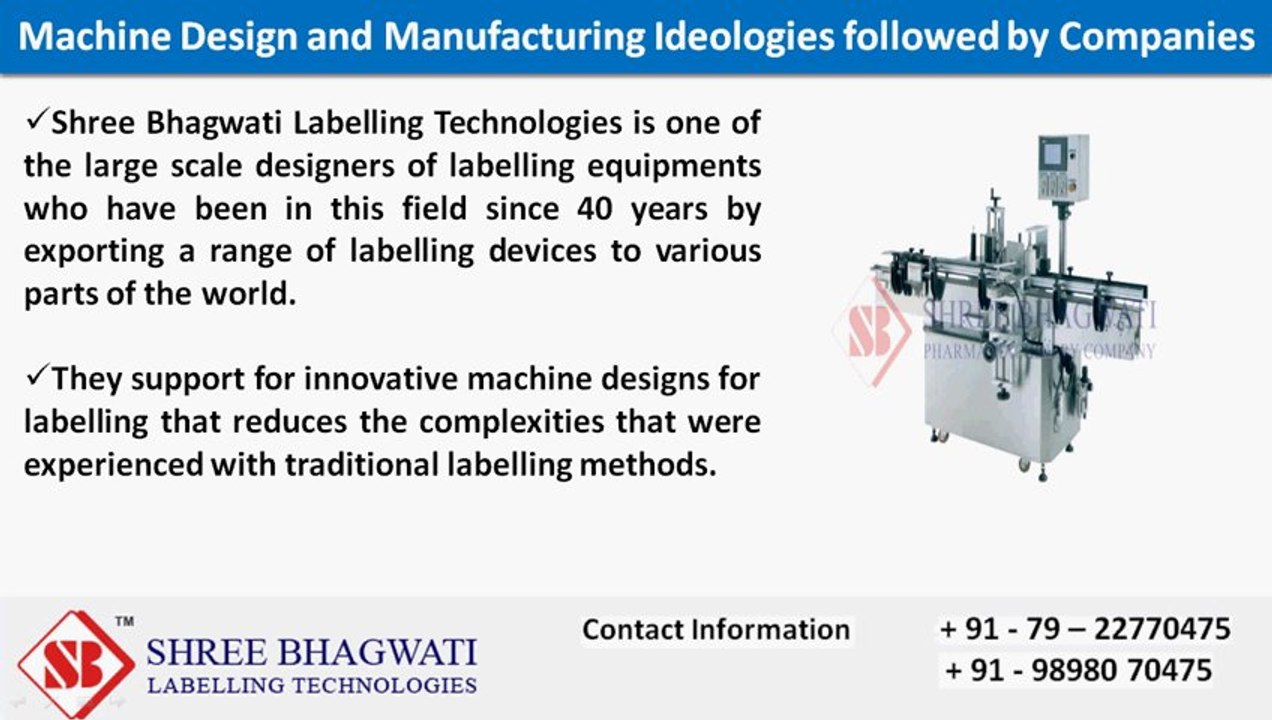 How Manufacturers Support Modernity in Designing Compact Labelling Equipment?