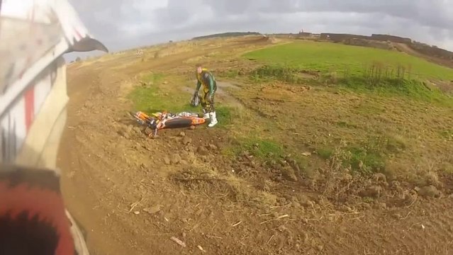 Motocross Crash At Chequered Flag Mx
