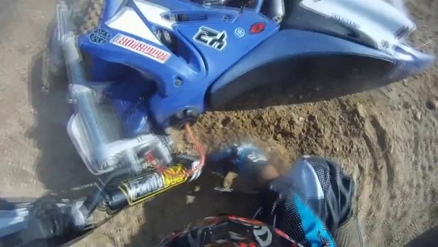 Yz 250 Dirt Bike Trail Riding Crash - Go Pro HD