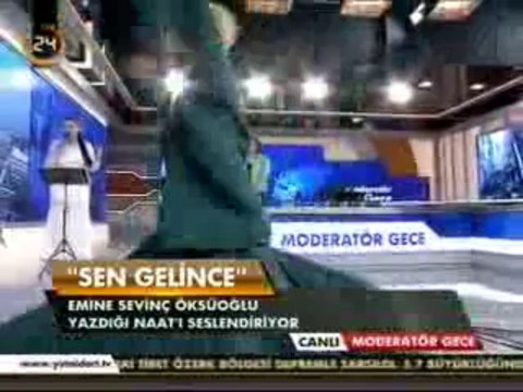 Emine Sevinç Öksüzoğlu Kanal 24'te Moderatör Gece Programının Canlı Yayın Konuğu