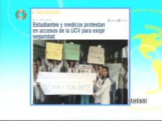 Médicos del Hospital Clínico Universitario dan plazo al Gobierno para atender la inseguridad