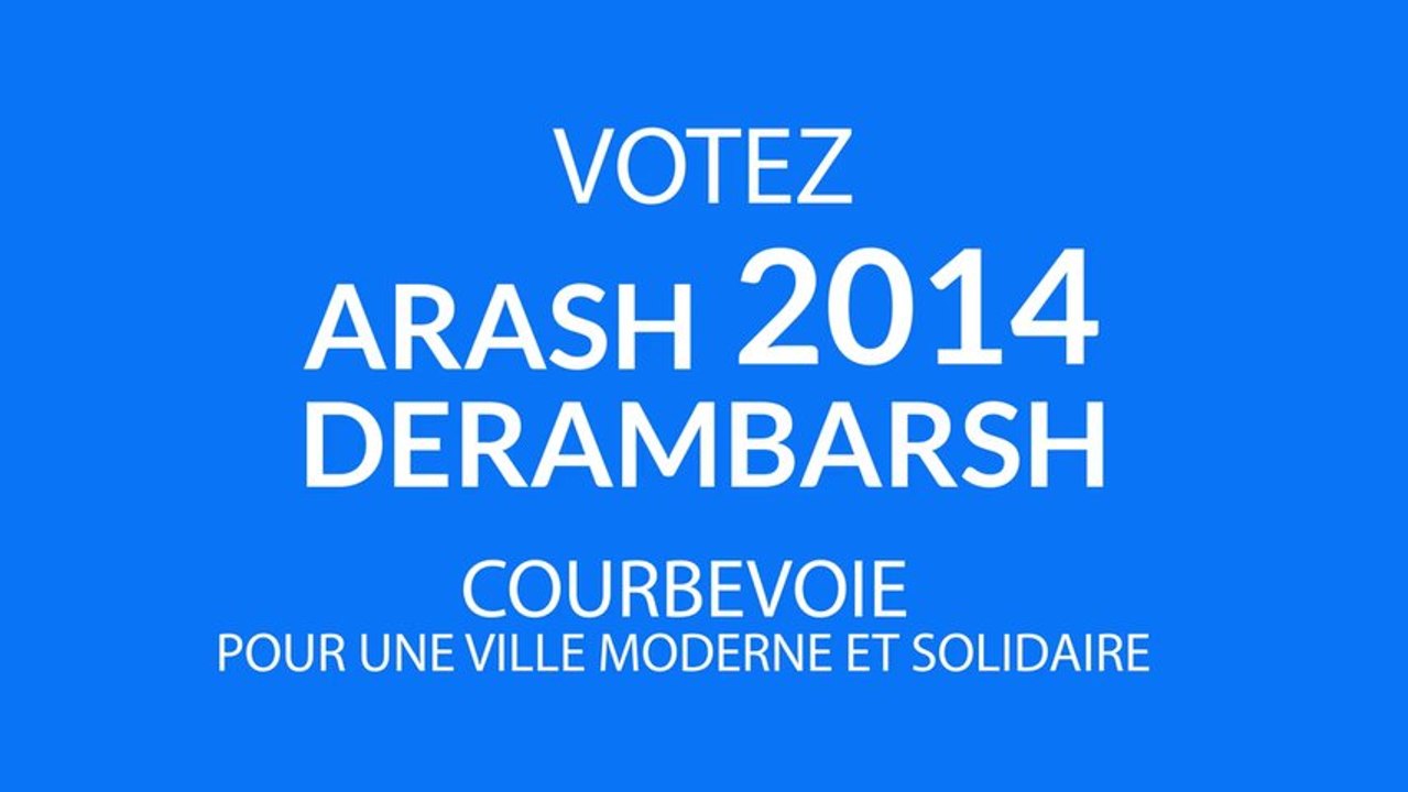 Arash Derambarsh - Happy Courbevoie