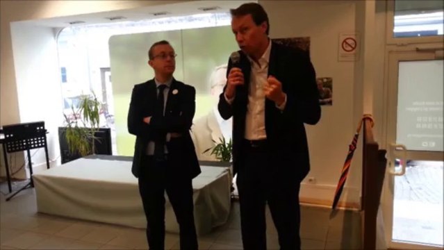 Denis Payre (Nous citoyens) en visite à Arras chez les Citoyens s'engagent