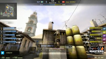 NiP vs. Uber G33kz, FragBite Masters 2013, map 1 inferno
