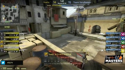VeryGames vs. Fnatic, Fragbite Masters 2013, Group D map dust2