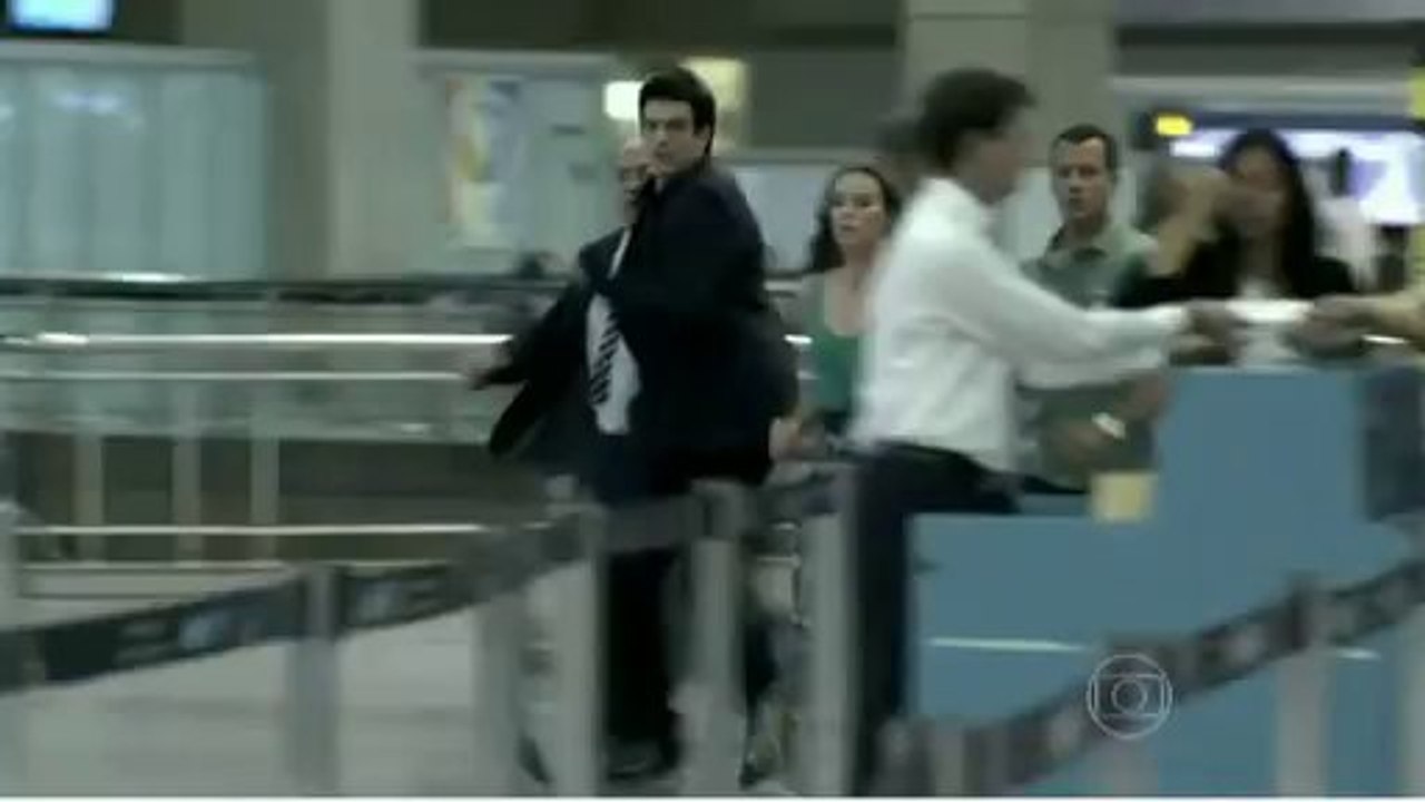 Aline embarca