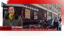 Fin de la perquisition au Théâtre de la Main d'Or