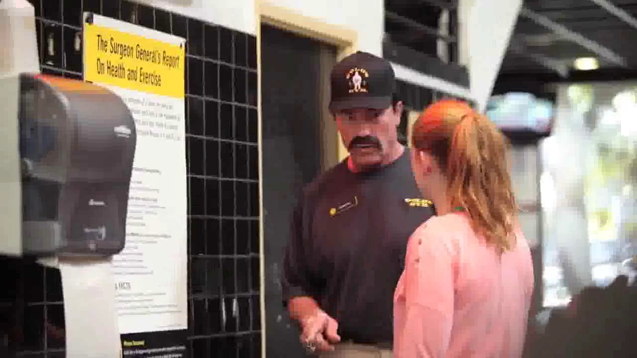 Arnold Schwarzenegger Prank Gold's Gym Arnold Works at Gold's