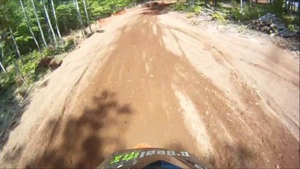 GoPro HD MillHill MX 85cc moto 1 ktm 85 Crash 2012