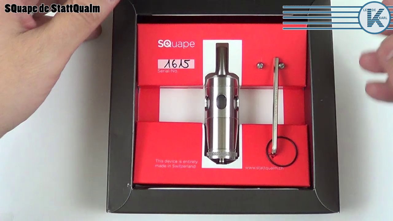 revue du SQuape de StattQualm, atomiseur reconstructible
