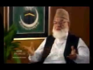 Qazi Hussain Ahmed with BBC Hard Talk