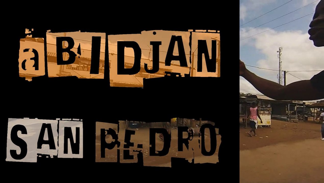 Traversée d'Abidjan en taxi brousse direction Sassandra et San Pedro